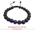 thumbnail image 2 of Bracelets Assortis de Mode Réglable Noir de Lave premium; Pierres Mates Diffuseur Bracelet Perles de Prière Femmes Accessoires Cadeaux pour Hommes Lasurite, 2 of 6