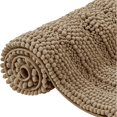 thumbnail image 1 of CHUN YI Anti-slip Bathroom Mat Absorbent Plush Polyester, 17"x47", Sand, 1 of 6