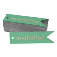 thumbnail image 1 of Inkdotpot Rose Gold Foil Paper Hang Tags Invitation Party Favor Tags 50 Pieces, 1 of 6