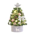thumbnail image 2 of Christmas Decorations Indoor Outdoor,Christmas Tree Decorations,Christmas Ornaments Bulk For Tree,Mini Christmas Tree Flocking White Christmas Tree Ornaments Small Encrypted Decoration Desktop, 2 of 6