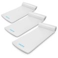 thumbnail image 1 of TRC Recreation Sunsation 1.75" Thick Foam Pool Float Lounger w/ Headrest, 3 Pack, White, 1 of 7