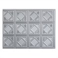 thumbnail image 3 of Fasade Decorative Vinyl Backsplash Kit, 18in x 4ft panels, covers 15 sq ft, Argent Silver, 3 of 6