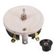 thumbnail image 1 of Unique Bargains Wirewound Ceramic Potentiometer Variable Rheostat Resistor 200W 50R Ohm With Knobs, 1 of 1