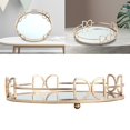 thumbnail image 4 of Thinsony Mirror Plate Cosmetics Storage Tray Wedding Perfume Storage Tray 200mm, 4 of 8