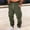 đĽ Army Green, variant on Sentmoon Sweatpants for Men Sweat Pants for Men Men Solid-Color Casual Loose Sports Texture Work Pants Drawstring Pockets Elastic Waistband Long Pants for Outdoor Activities and Hiking XXXL