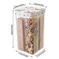 thumbnail image 3 of Organizers and Storage for Kitchen Sealed Jar Grain Organizer, Kitchen Rice Bucket, Legumes, Grains, Noodles, Compartment Bucket, Grain Storage Jar Jars for Kitchen Storage, 3 of 3