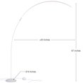 thumbnail image 2 of Brightech Sparq Arc Maison Moderne 67" Haut Arc LED Lampadaire Debout, Argent, 2 of 10