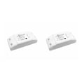 thumbnail image 2 of Wisewang Interrupteur Intelligent Wi-Fi 2,4 GHz Sans Fil pour Téléphone Intelligent, Application, Télécommande, Interrupteur, Module de Minuterie, Accessoires Lumineux, 2 Ensembles, 2 of 6