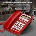 thumbnail image 4 of relayinert Digital Featuring Caller ID, Hands-Free Calling. Equipped Volume Button Design, Durable Ideal Offices, Hotels, And 8208-Red, 4 of 6