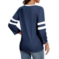 thumbnail image 5 of Timegard Hauts pour Femmes Grande Taille Col Rond Manches 3/4 T-Shirts Confortables Tunique Décontractée pour Porter avec des Leggings, 5 of 5