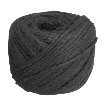Uxcell 328 Feet Natural Jute Twine String, 2mm Twine String Color Jute Twine Jute Rope for DIY Art Crafts Gift Wrapping Decoration Packing Gardening Plant Hanger, Black