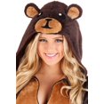 thumbnail image 3 of Brown Bear Adult Jumpsuit Costume, 3 of 4