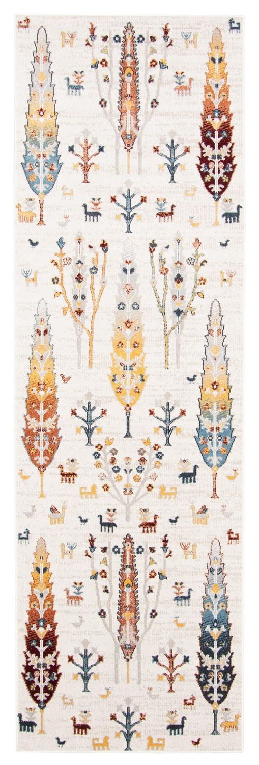 Tapis Lavable ECARPET Boho Chic pour Chambre, Salon, Chambre d'Enfant