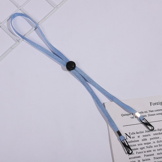 Adjustable Hat Strap Hat Chin Cord Windproof Rope For Hat Flexible Adjustable Hat Strap Removable Windproof Hat Chin Cord Anti Lost Strap With Clips