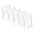 thumbnail image 1 of Uxcell 5 Pcs Mini Cadres Photo 2.4 x 3.6 Pouces Rectangulaire Petit Support de Cadre Photo, Givré Transparent, 1 of 5