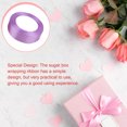 thumbnail image 3 of Decodeary Gift Wrap Ribbon Wedding Clothes Making Supply Multi-color DIY Craft Accessories Festival Fabric Polyester Ribbons Box Ornaments Purple 113, 3 of 9