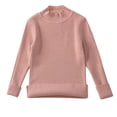 thumbnail image 1 of LOVZFMLL Girl's Sweater, Turtleneck Ribbed Pullover Solid Color, Casual Essential Stretchy Layering Top Fall Clothes Warm Winter Tops Kid Girls Clothes for 7 Years, 1 of 7