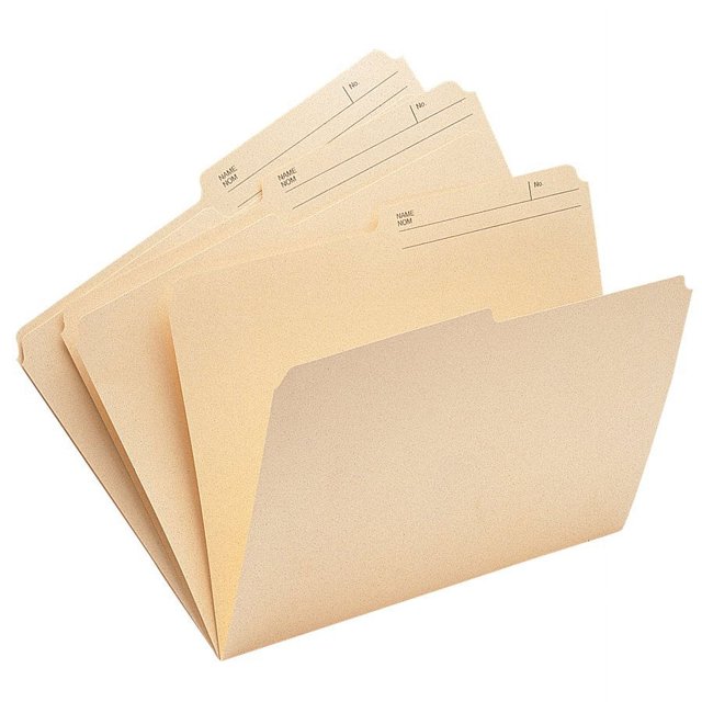 Pendaflex R414 Reversible file folders 13-1/2-pt Manila Letter Size (Box of 100)
