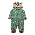thumbnail image 2 of Gupgi Noël Famille Correspondant Pyjamas Adulte Cerf Print Nightwear, 2 of 8