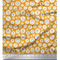 thumbnail image 1 of Soimoi Georgette Viscose Fabric Star & Cute Animals Kids Print Sewing Fabric Yard 42 Inch Wide, 1 of 3