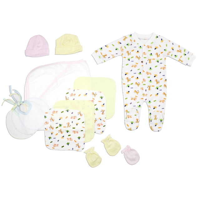 Bambini Newborn Baby Girls 13 Pc Layette Baby Shower Gift Set