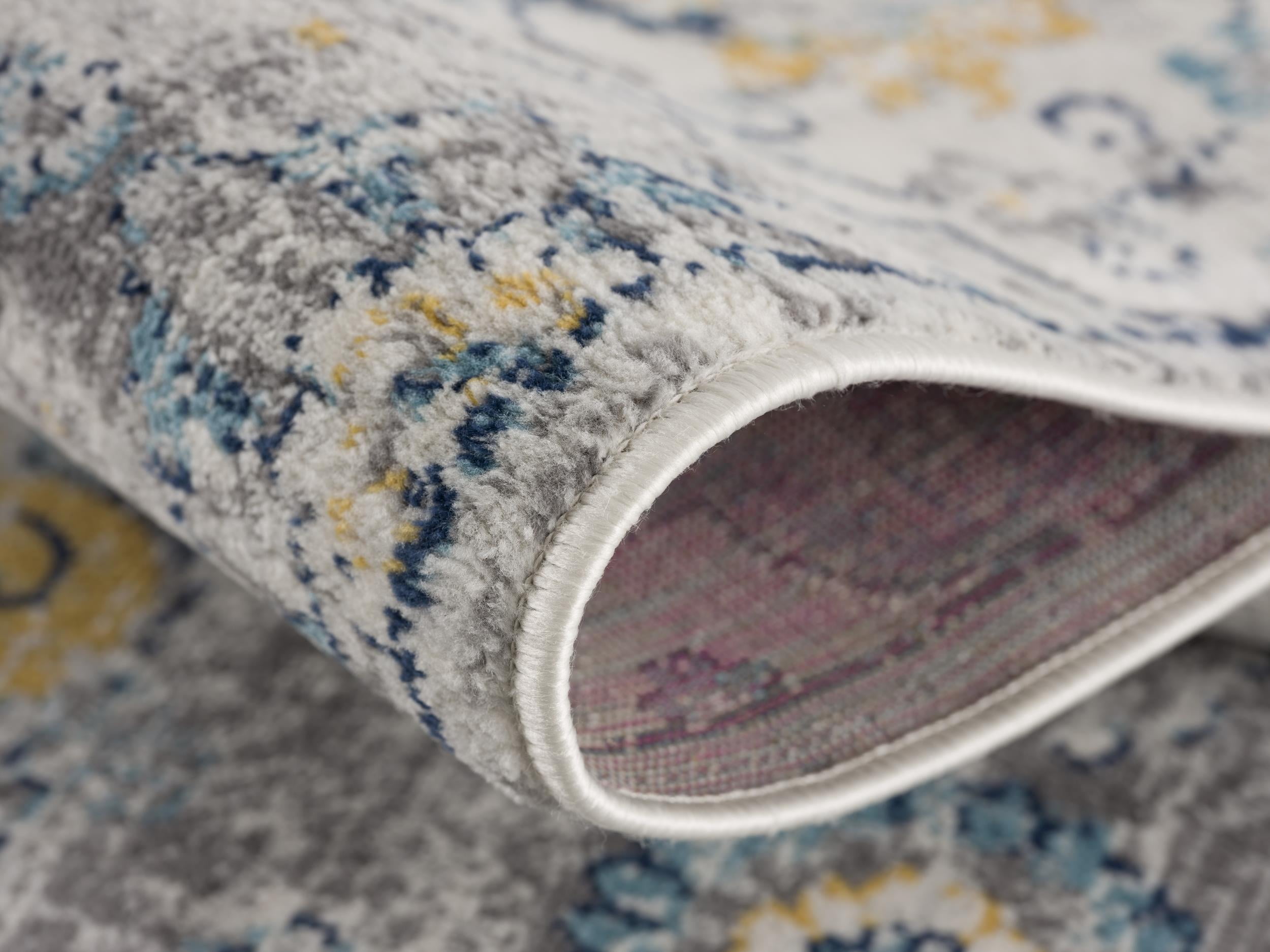 Tapis floral moderne de la collection Savannah Rug Branch