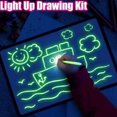 thumbnail image 1 of Luminous Painting Board,, Easy To Draw Reuse Exquisite Gift 3D Fluorescent Board,  Early Education Educational Institution For Home Child Yellow English A3,Yellow English A4,Yellow, 1 of 8