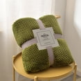 thumbnail image 2 of Tyidzon Throw Blanket Scratch Thickened Color Borlaug Sofa Blanket Flannel Blanket, 2 of 2
