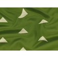 thumbnail image 5 of oneOone Rayon Dark Green Fabric Triangle Geometric Fabric For Sewing Printed Craft Fabric By The Yard 56 Inch Wide, 5 of 5