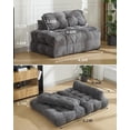 thumbnail image 1 of BeesClover Canapé-Lit Convertible avec Oreiller, Canapé Compact Pliant pour Chambre d'Amis Ou Salon, 1 of 6