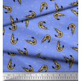 thumbnail image 3 of Soimoi Rayon Fabric Circle,Dot & Prawns Ocean Decor Fabric Printed Yard 56 Inch Wide, 3 of 3