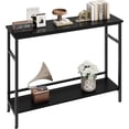 thumbnail image 1 of EDTara Table d'Entrée, Tables Consoles avec Rangement, Table de Sofa Rustique de 39,3” avec Tablette Réglable, Table Console pour Entrée, Salon, Couloir, Chambre, 1 of 7