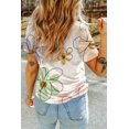 thumbnail image 3 of a.Jesdani Tee Boho Floral - Haut d'Été Doux, Respirant et Élégant!, 3 of 4