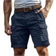thumbnail image 3 of LIBRCLO Shorts Cargo pour Hommes avec Multiples Poches, Légers, Décontractés, de Plein Air, de Travail, pour la Randonnée et le Golf, 3 of 6