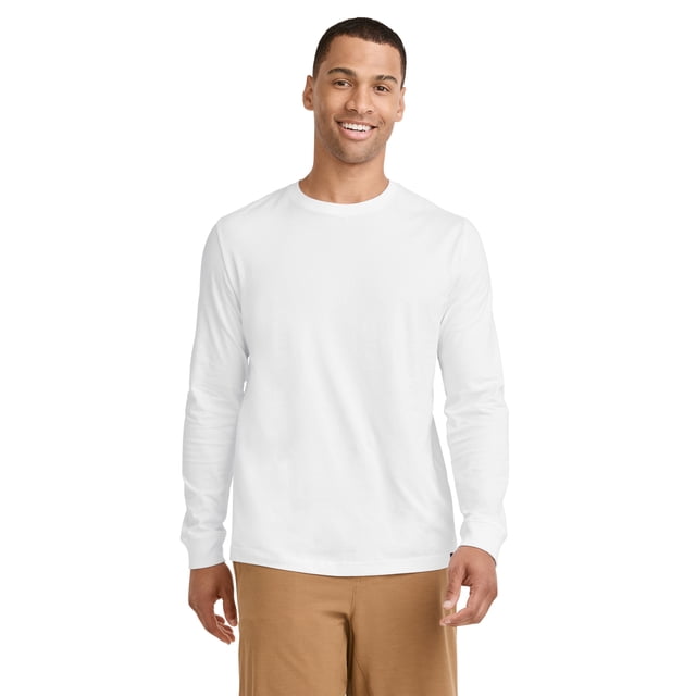 Jockey T-Shirt à Manches Longues à Col Ras du Cou pour Hommes en Coton 100 % Legacy