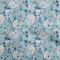 thumbnail image 1 of oneOone Silk Tabby Light Blue Fabric Abstracts Sewing Material Print Fabric By The Yard 42 Inch Wide, 1 of 5
