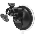 thumbnail image 1 of Suction Cup Bracket, Simple Operation  Adsorption Capacity Multi Angle Arbitrary Adjustment 1/4 inch Screw Car GPS Mount Adapter Firm  for Car Black,Silver, 1 of 7