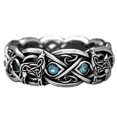 thumbnail image 1 of fastboy Men S Punk Ring Accessory For Classic Look Alloy Ring Vintage Accessories CR6474 10 1Set, 1 of 6
