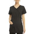 thumbnail image 1 of Scrubstar Women's Maternity Stretch Mock Wrap Scrub Top, 1 of 6