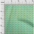 thumbnail image 1 of oneOone Cotton Jersey Medium Yellow Fabric Triangle Geometric Sewing Material Print Fabric By The Yard 58 Inch Wide, 1 of 5