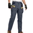 thumbnail image 3 of NTACZA Pantalon de Randonnée pour Hommes Gris Imperméable Cargo Pantalon de Travail Fermeture Éclair Extérieur Ripstop Pantalon Tendance pour Hommes TG, 3 of 8