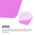 thumbnail image 4 of Uxcell 6 Pcs Iron on Patches Fabric Repair Patches for Clothes Lilac, 4 of 6
