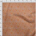 thumbnail image 4 of oneOone Viscose Chiffon Orange Fabric Abstracts Sewing Material Print Fabric By The Yard 42 Inch Wide, 4 of 5