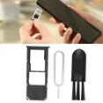 thumbnail image 4 of SIM Card Tray, Perfect Fit SIM Card Slot Tray Holder Replacement Plastic  For Mobile Phones Black, 4 of 8