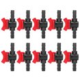 thumbnail image 3 of Hose Barb Valve, Drip Irrigation Tubing Shut-off Valve Gate Valves Plastic 10 Pcs  For 1/2 Inch Tubing For Drip Irrigation Systems, 3 of 8