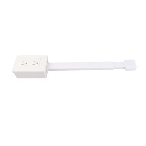 Adaptateur de prise tournante, Expandeur de socket de puissance, 3 Plongez la bande d'alimentation des sorties électriques, 22 à 34 Extension de pouce avec 180 Base tournante de degré