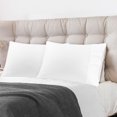 thumbnail image 2 of PiccoCasa Pure Cotton Pillowcases 2 Pcs Soft with Envelope White Standard, 2 of 7