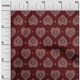 thumbnail image 1 of oneOone Cotton Poplin Fabric Floral Block Printed Fabric 1 Yard 42 Inch Wide, 1 of 4