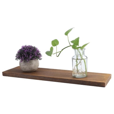TOPINCN Wood Wall Shelf Floating Shelves, Floating Wall Shelves, For Store Books Store Photos