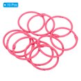 thumbnail image 3 of Unique Bargains 1.8' OD 1.5' ID Loose Leaf Rings Binder Ring Book Rings Steel for Scrapbook, Pink 10 Pack, 3 of 6